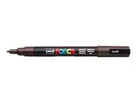 Paintmarker UNI Posca PC-3M mørk brun