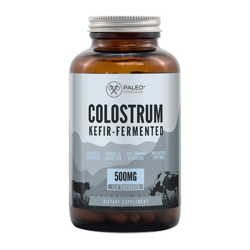 Paleo Powders Colostrum Kefir-Fermented (500 mg, 120 capsules)