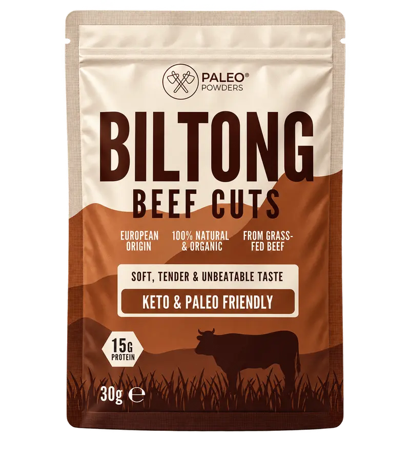 Paleo Powders Organic Biltong – Grass-Fed Beef (30 g)