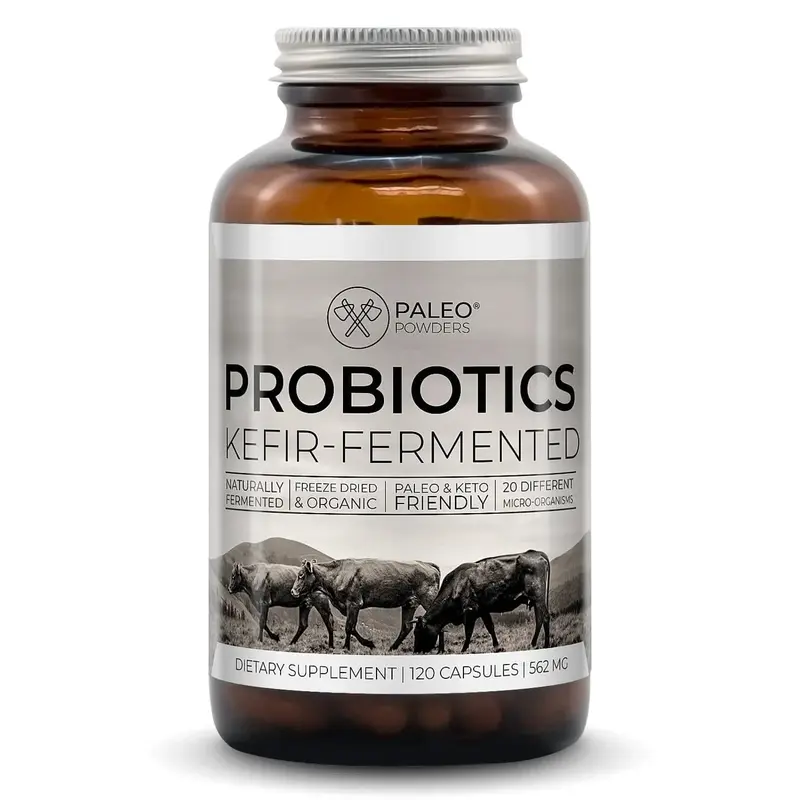 Paleo Powders Paleo Probiotics Organic Kefir Fermented (120 capsules)