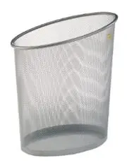 Papirkurv ALBA 18L sølv