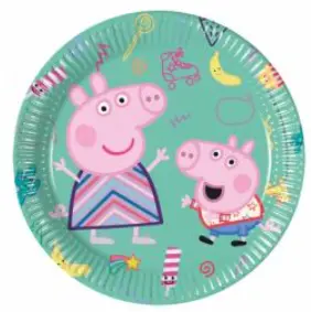 Pappfat - Peppa gris 20 cm
