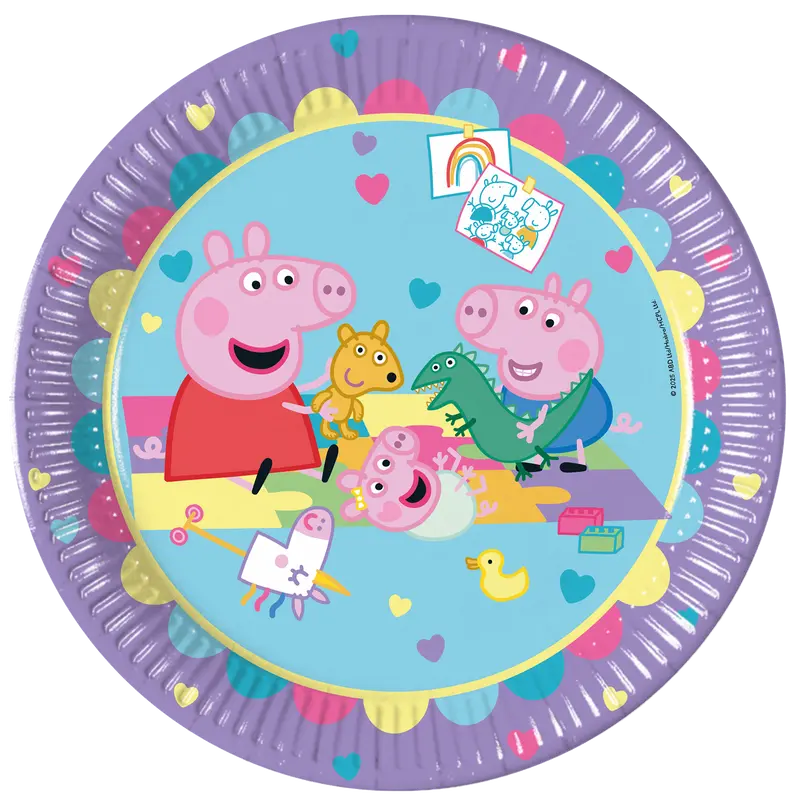 Pappfat - Peppa gris 23 cm