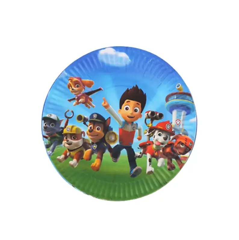Papptalerken - paw patrol