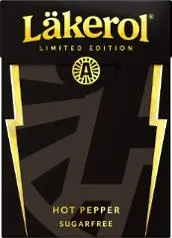 Pastiller LÄKEROL Hot Pepper 75g