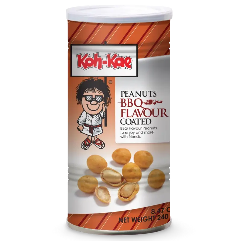 Peanuts BBQ Flavour Coated Snack - Koh Kae, 230g