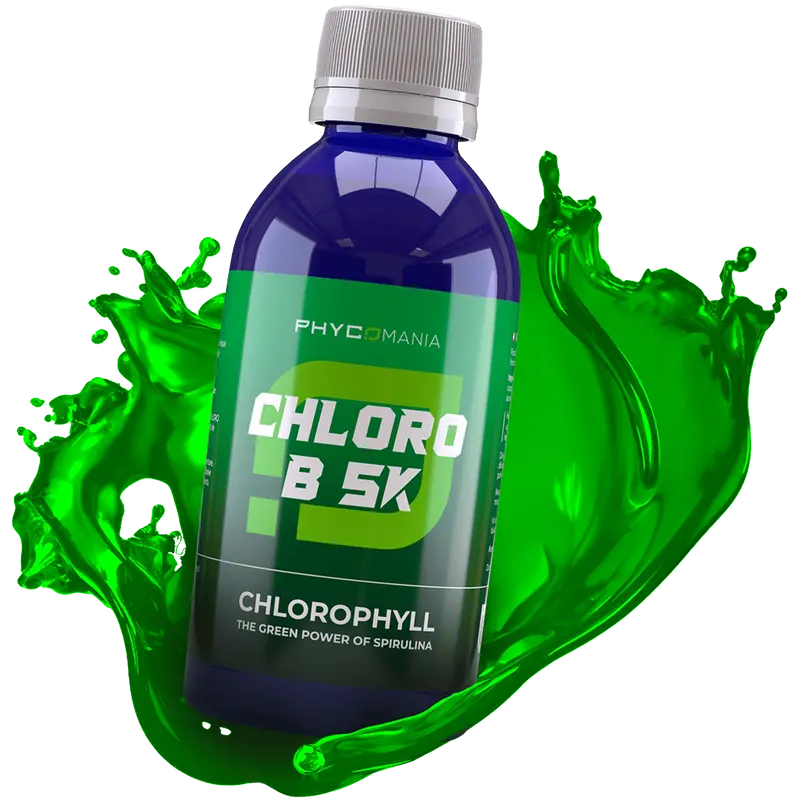 Phycomania CHLORO B 5K Chlorophyllin from Spirulina (250 ml)