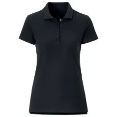 Pikéskjorte INTERSAFE Paula dame XS sort