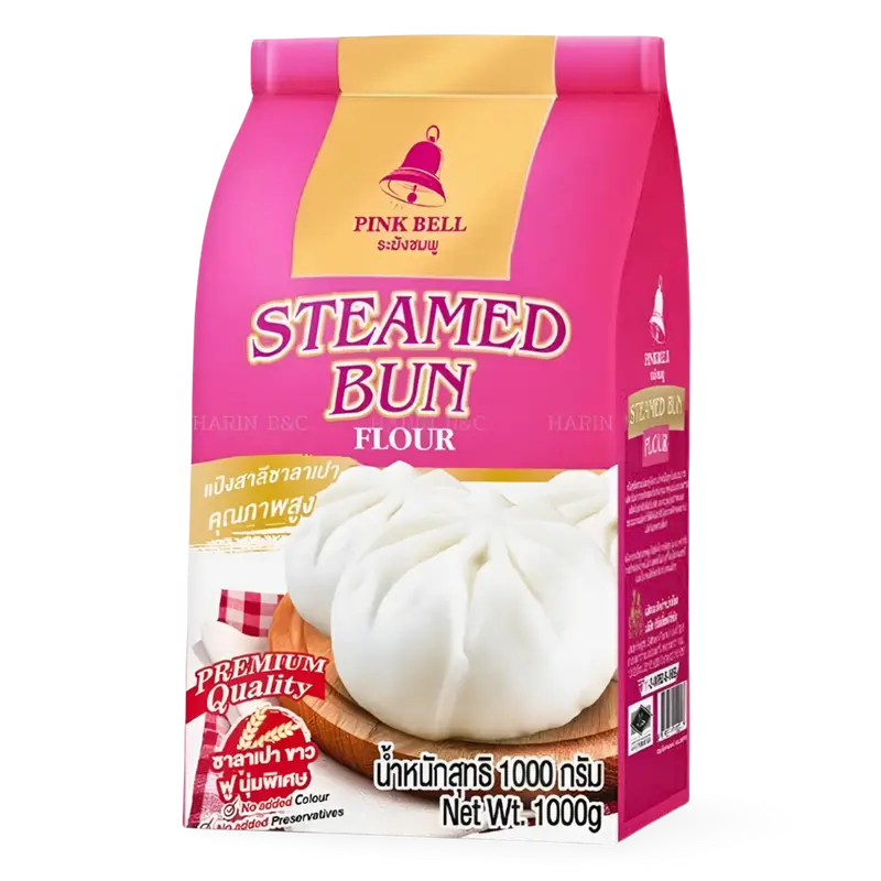 PINK BELL Steamed Bun Flour (แป้งซาลาเปา), 1kg