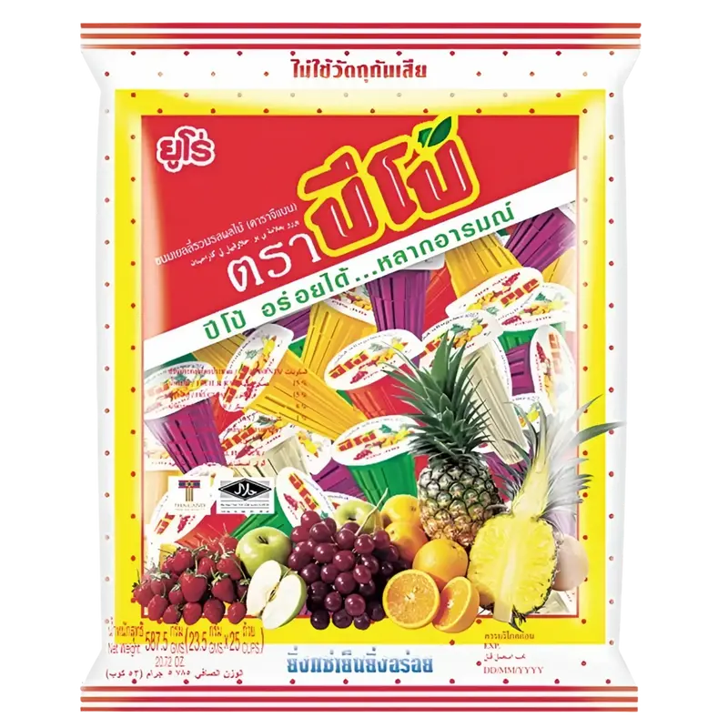 Pipo Fruit Juice Jelly Assorted, 587,5g