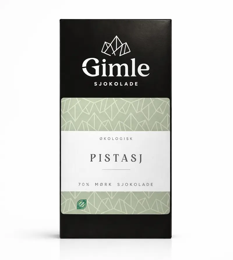 Pistasj - 70% Mørk sjokolade - økologisk