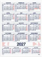 Plakatkalender GRIEG 2027 59x80 cm
