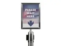 Plakatramme SECURIT avsperring A4 Stål