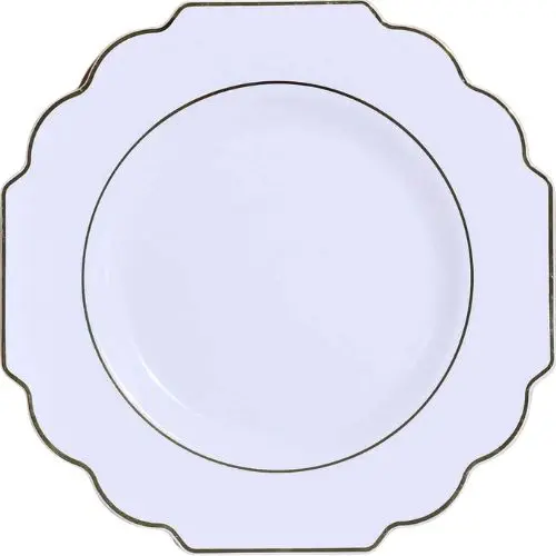 Plast dekketallerken - Rosegull