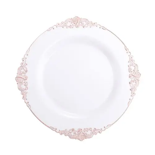 Plast dekketallerken - Rosegull