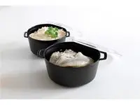 Plastgryte 2L med lokk sort (5)