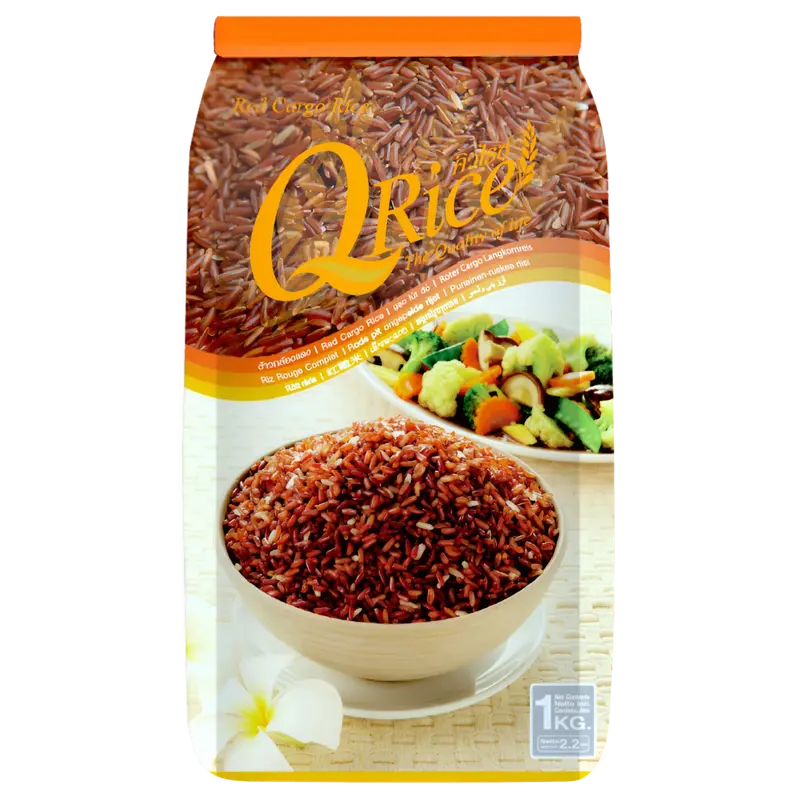 QRice Red Cargo Rice, 1kg