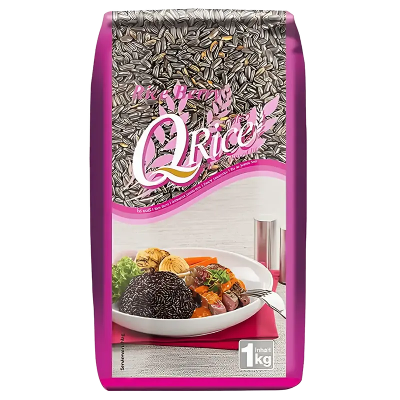 QRice Thai Riceberry Jasmine Rice, 1kg