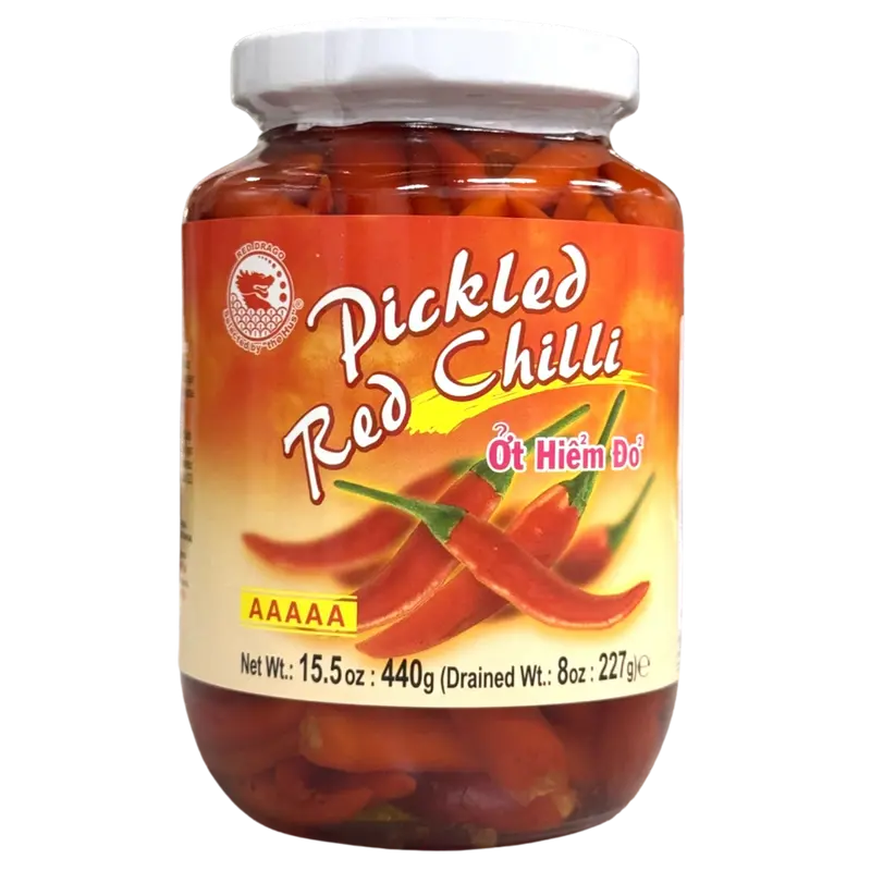 Red Drago Pickled Red Chilli, 440g
