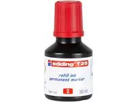 Refill EDDING T25 perman. merkepenn rød