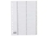Register A4 PP 1-54 m/indeksark hvit