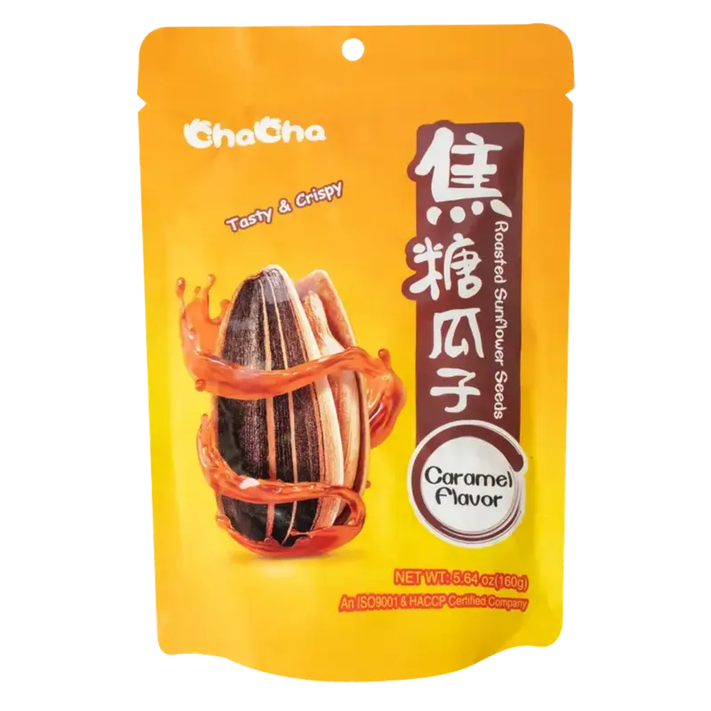 Roasted Sunflower Seeds Caramel Flavour - ChaCha, 160g
