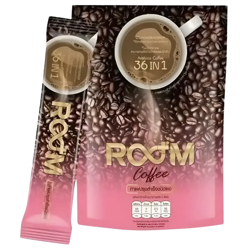 Room Coffee Instant Coffee Mix 36-in-1 Blend for Weight Loss, 150g