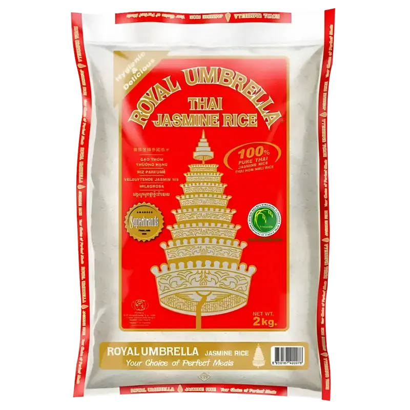 Royal Umbrella Thai Jasmine Rice, 2kg