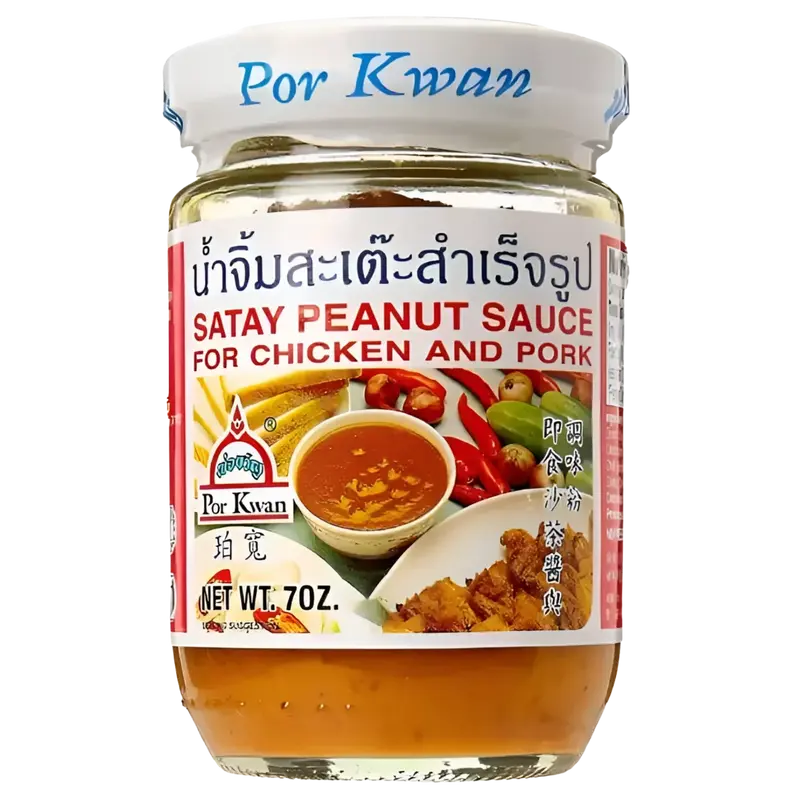 Satay Peanut Sauce - Por Kwan, 454g