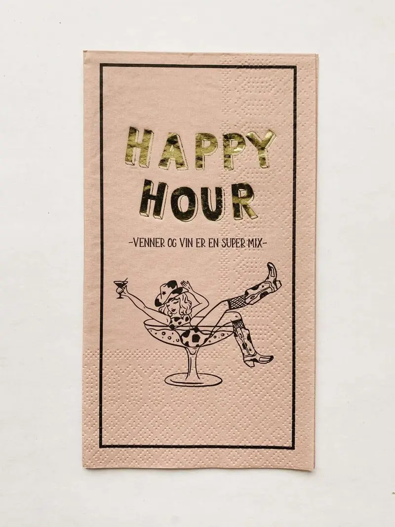 Serviett buffet «Happy Hour»