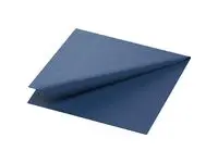 Serviett DUNI 3L 24cm mørk blå (250)