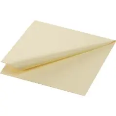 Serviett DUNI 3L 24cm vanilje (250)