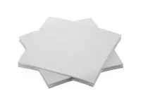 Serviett DUNISOFT 20cm hvit (180)