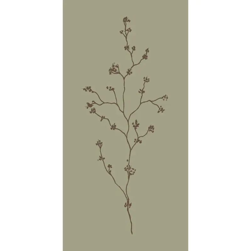 ServietTer 10x20 cm mosgrøn m/blomsterkvist 16 stk/pk