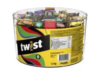 Sjokolade TWIST sylinder 1,5kg