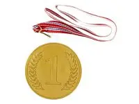 Sjokolademedalje med snor (10)