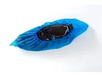 Skoovertrekk CPE 25my 40x15cm blå (100)