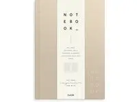 Skrivebok BURDE A5 linjer beige