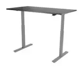 Skrivebord KENSON 140x80cm sort/sølv