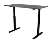 Skrivebord KENSON 160x80cm sort/sort