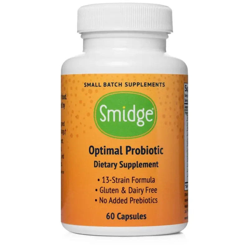 Smidge® Optimal Probiotic (13 Strains, 20 Billion CFU, 60 Capsules)