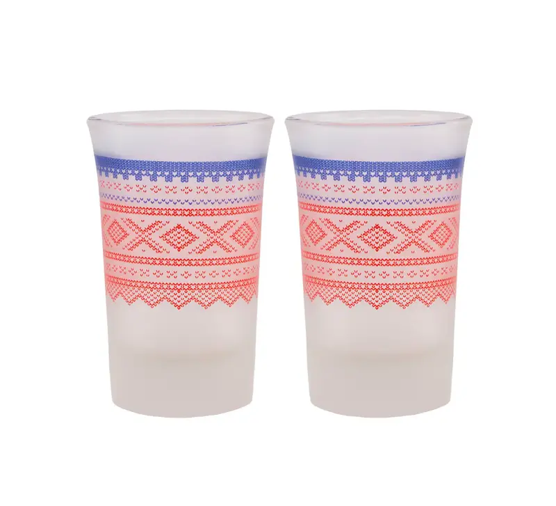 Snapsglass, MARIUS®, 2 pk, rød