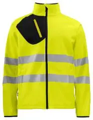 Softshelljakke PROJOB 6432 4XL HiVis gul