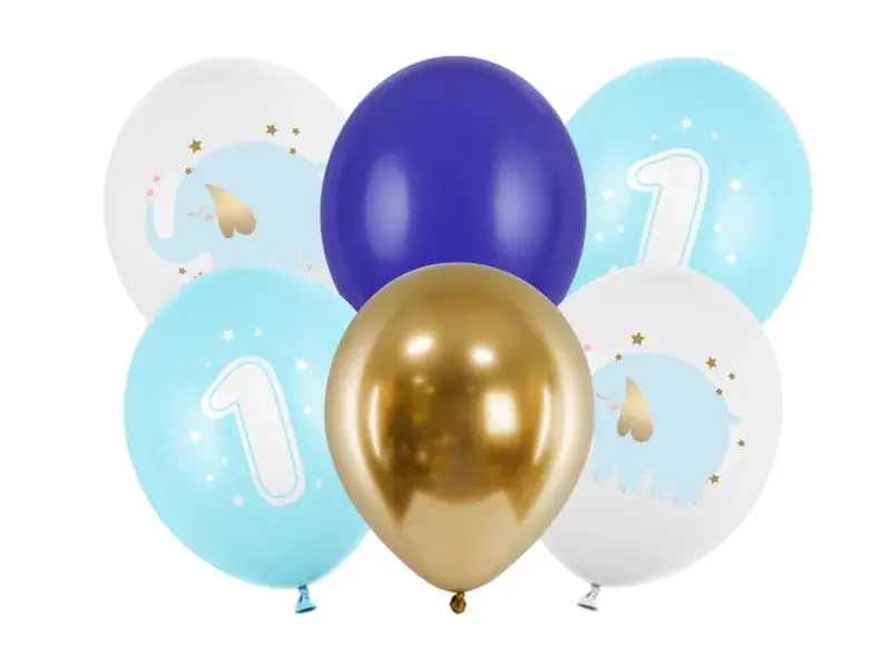 Sterke Ballonger - 1 År, Blå