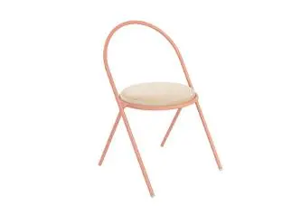 Stol PAPERFLOW Saturne rosa/offwhite (2)