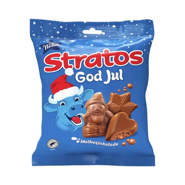 Stratos Christmas Chocolate Figures - Stratos Julefigurer 140g