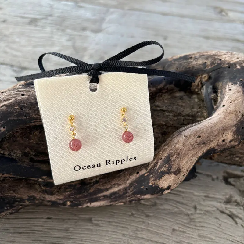 Strawberry Quartz Øredobber