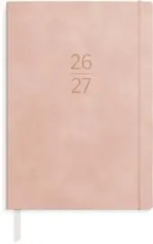 Studentkalender GRIEG A5 myk 26/27 rosa