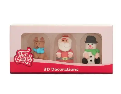 Sukkerdekor Julefigurer