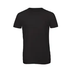 T-skjorte B&C Triblend herre 2XL sort